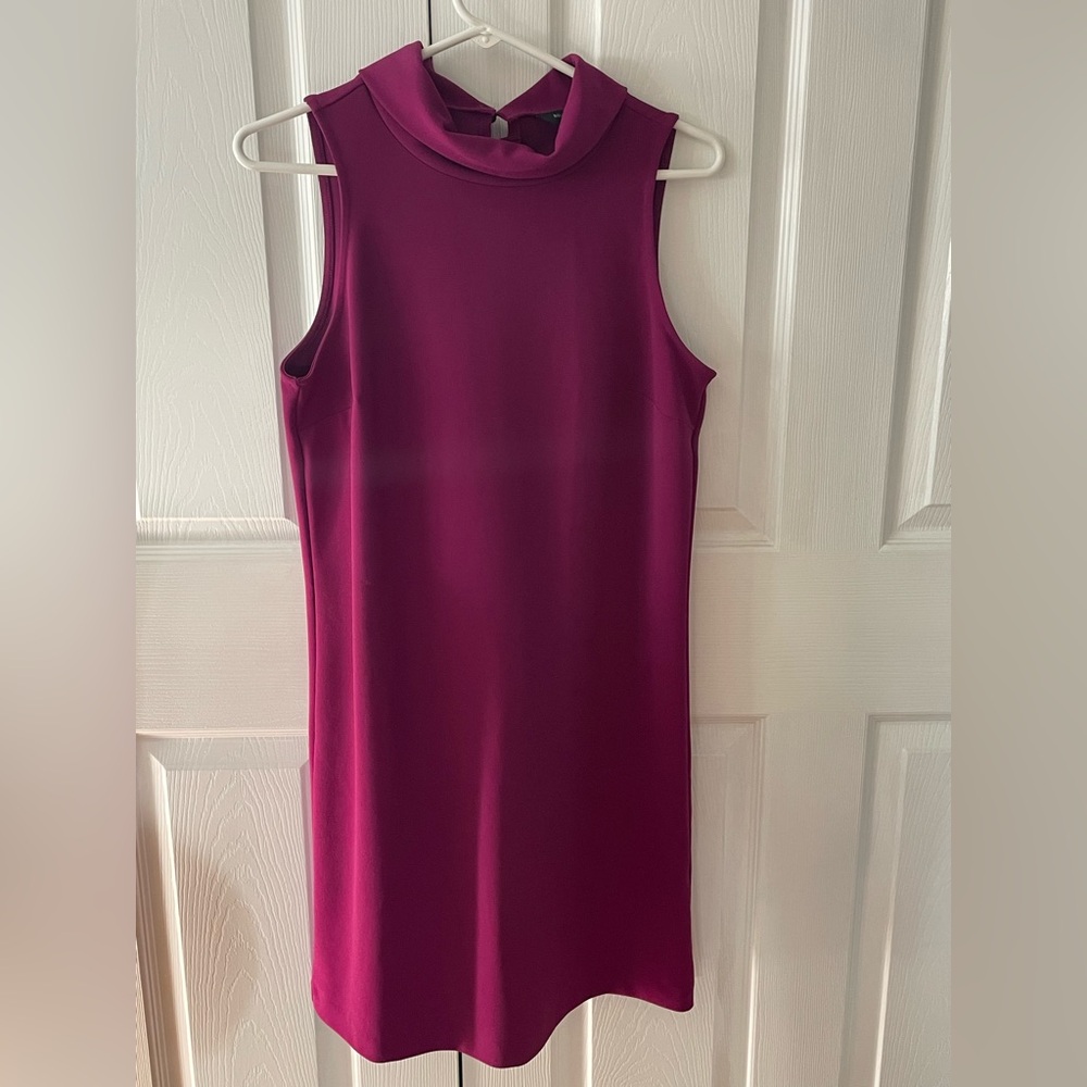 Banana Republic Sleeveless magenta dress